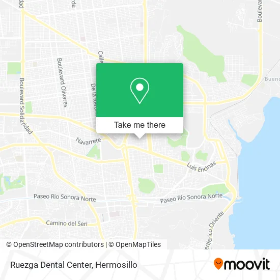 Ruezga Dental Center map