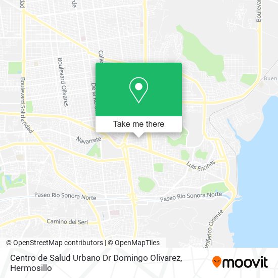 Centro de Salud Urbano Dr Domingo Olivarez map