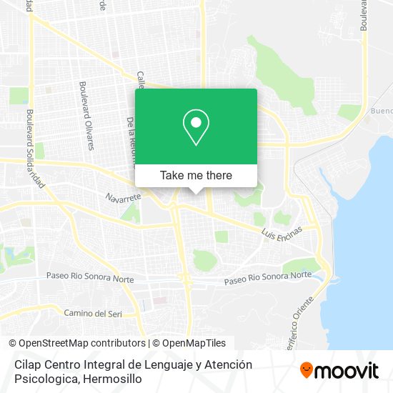 Cilap Centro Integral de Lenguaje y Atención Psicologica map