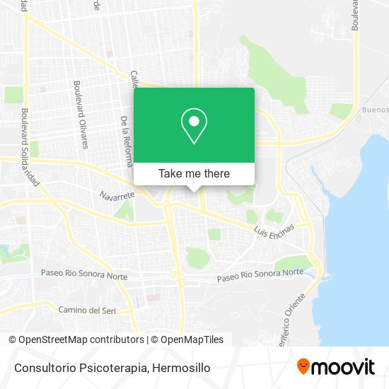 Consultorio Psicoterapia map