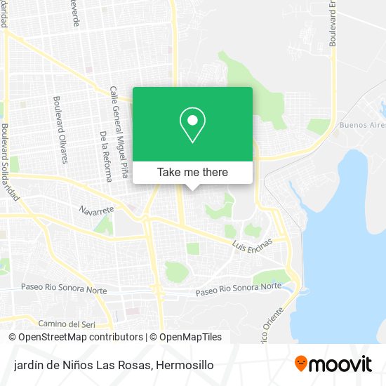 jardín de Niños Las Rosas map