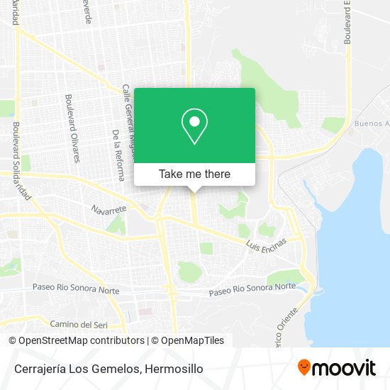 Mapa de Cerrajería Los Gemelos