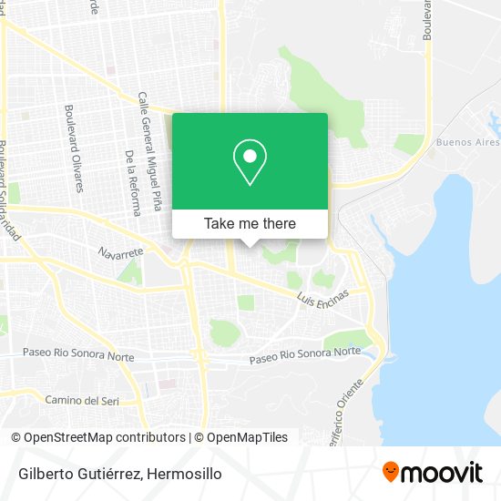 Gilberto Gutiérrez map