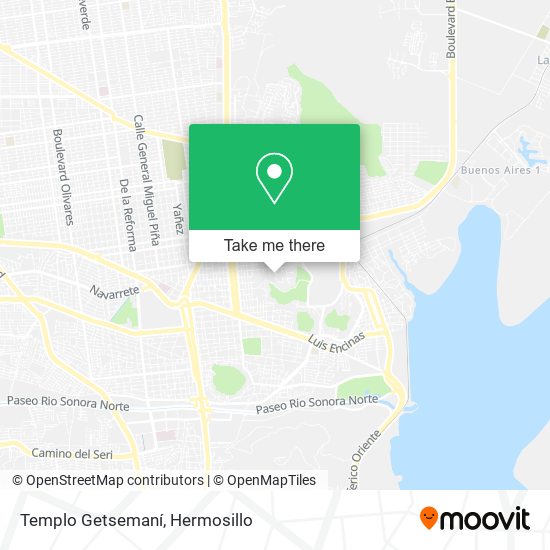 Templo Getsemaní map