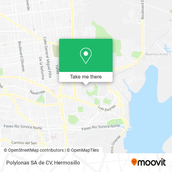 Polylonas SA de CV map