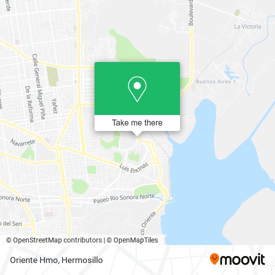 Mapa de Oriente Hmo