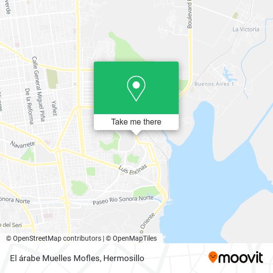 El árabe Muelles Mofles map