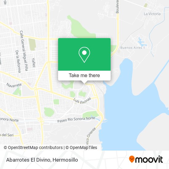 Abarrotes El Divino map