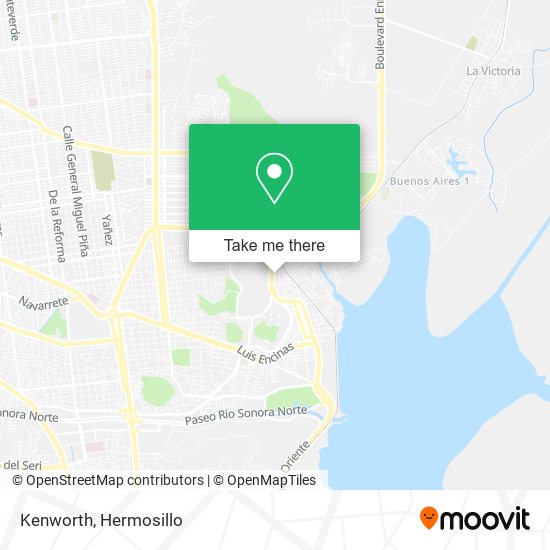 Mapa de Kenworth