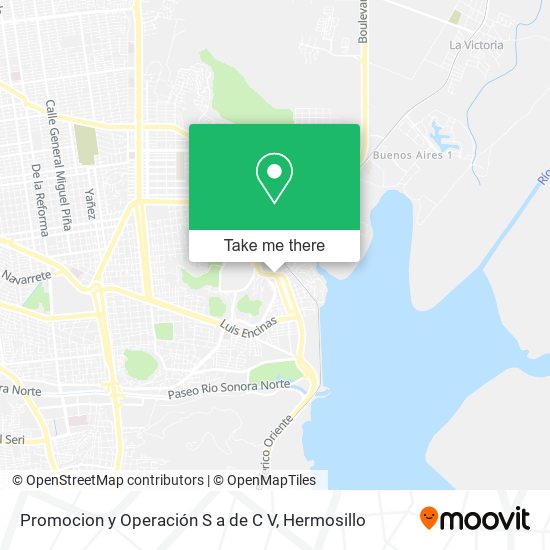 Mapa de Promocion y Operación S a de C V