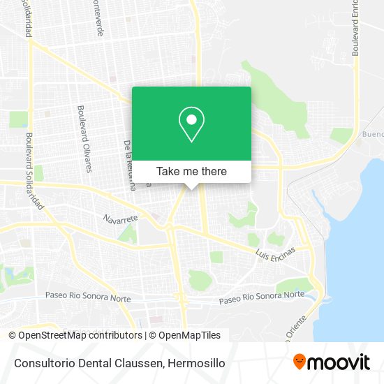 Mapa de Consultorio Dental Claussen