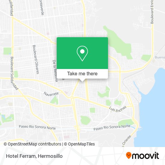 Mapa de Hotel Ferram