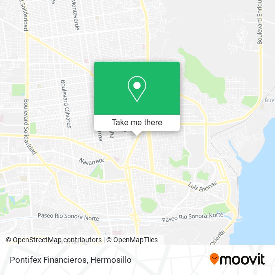 Pontifex Financieros map
