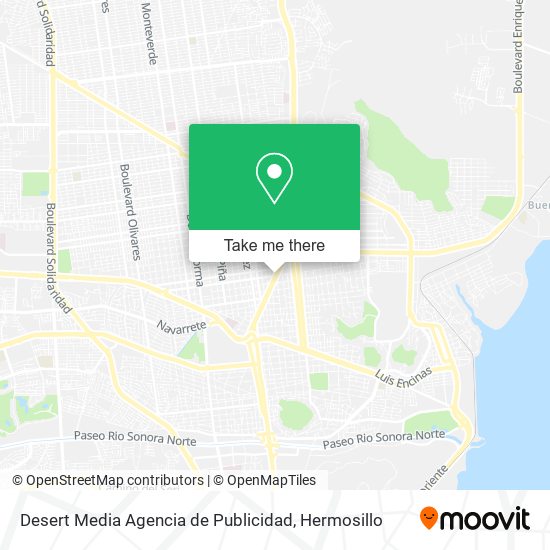 Mapa de Desert Media Agencia de Publicidad