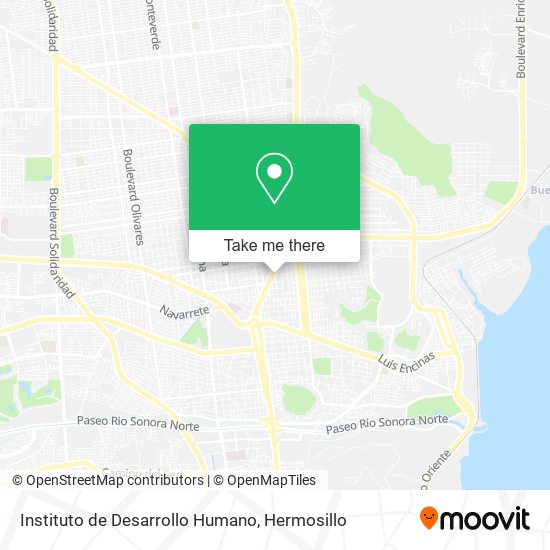 Mapa de Instituto de Desarrollo Humano
