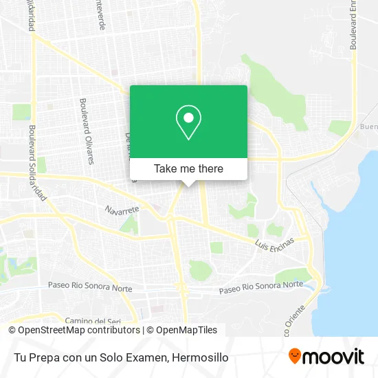 Tu Prepa con un Solo Examen map