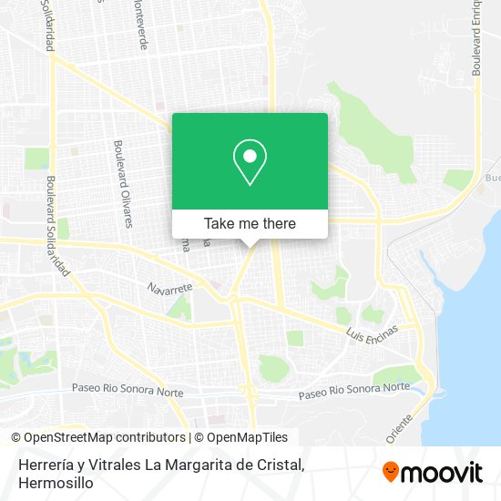 Herrería y Vitrales La Margarita de Cristal map