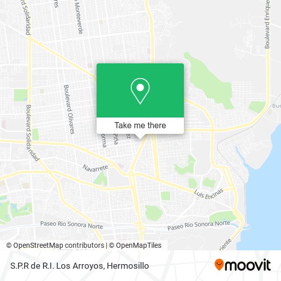 S.P.R de R.I. Los Arroyos map
