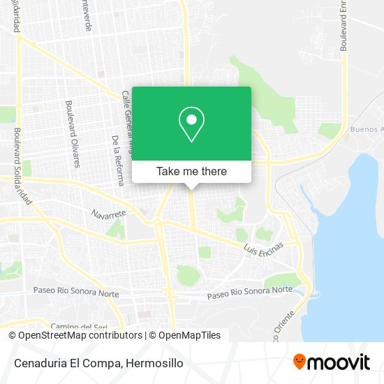 Mapa de Cenaduria El Compa