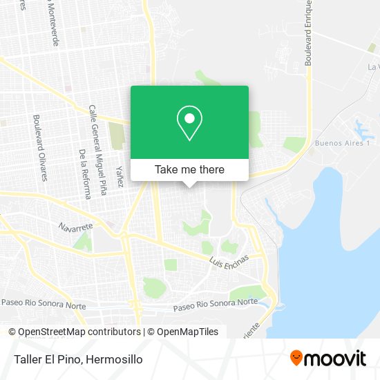 Mapa de Taller El Pino