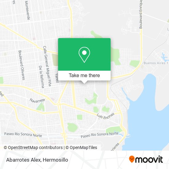 Mapa de Abarrotes Alex