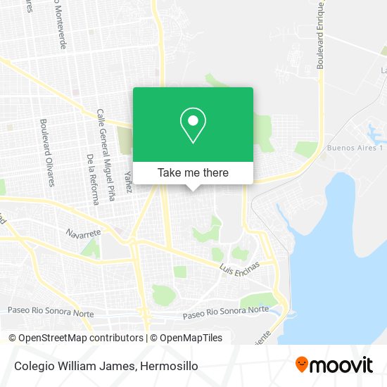 Mapa de Colegio William James
