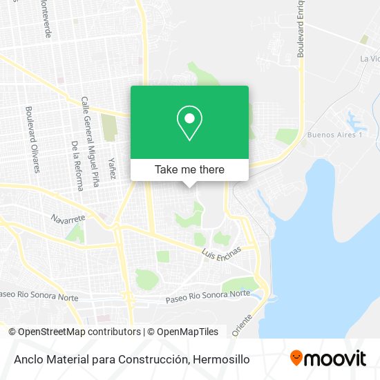 Anclo Material para Construcción map