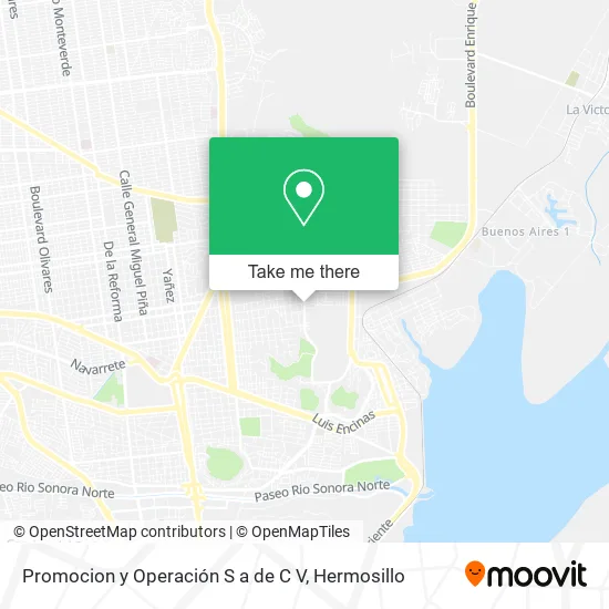 Promocion y Operación S a de C V map