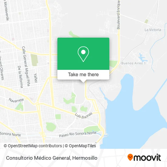 Consultorio Médico General map