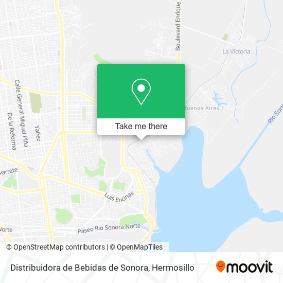 Distribuidora de Bebidas de Sonora map