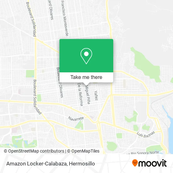 Amazon Locker-Calabaza map