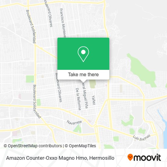 Amazon Counter-Oxxo Magno Hmo map