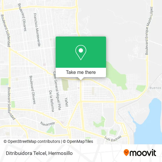 Ditribuidora Telcel map