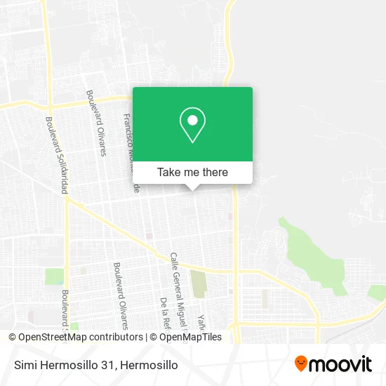 Simi Hermosillo 31 map