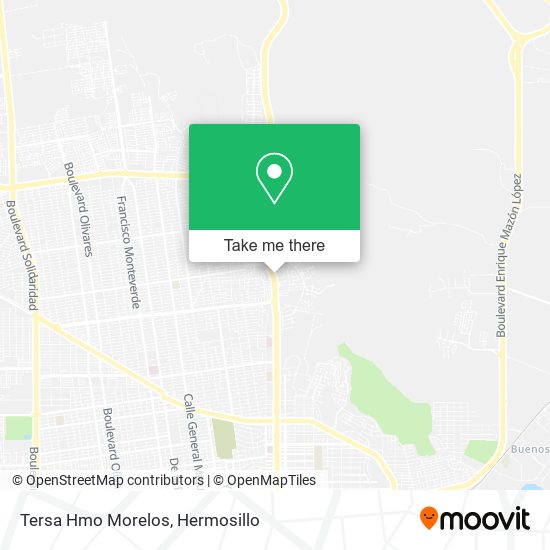 Mapa de Tersa Hmo Morelos