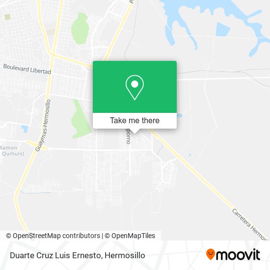 Mapa de Duarte Cruz Luis Ernesto