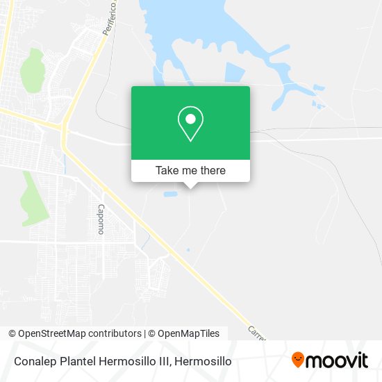 Conalep Plantel Hermosillo III map