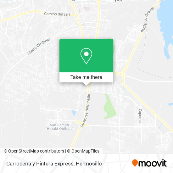 Carrocería y Pintura Express map