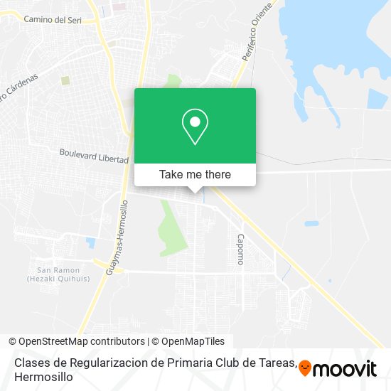 Mapa de Clases de Regularizacion de Primaria Club de Tareas