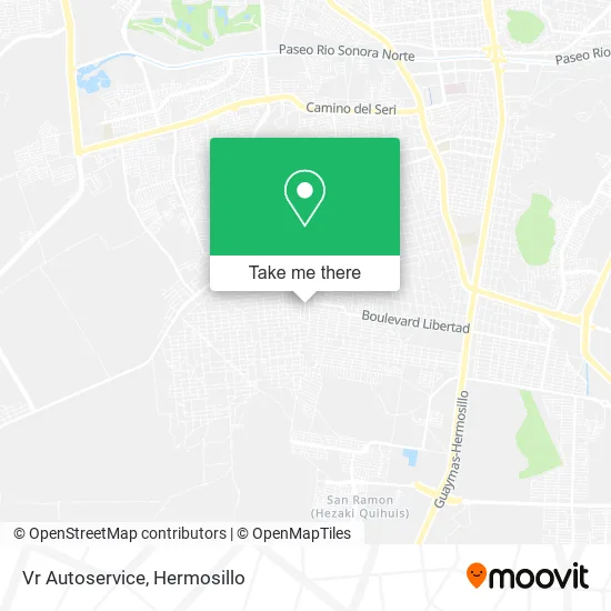 Vr Autoservice map