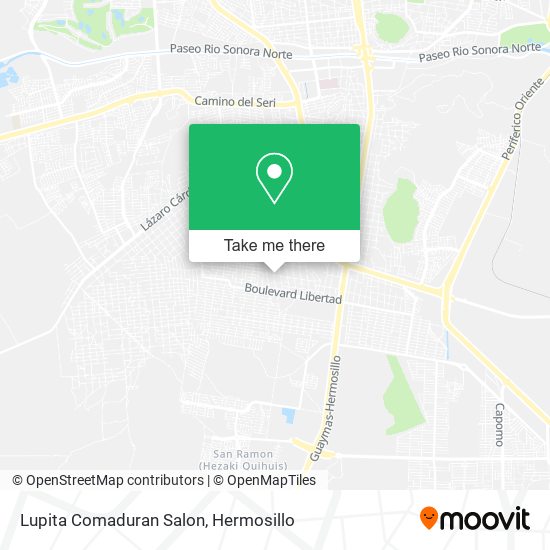 Mapa de Lupita Comaduran Salon