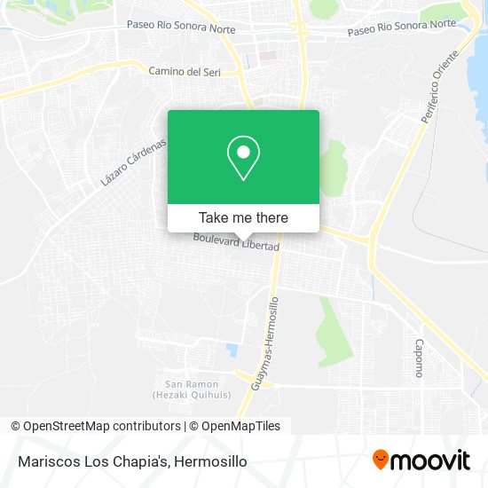Mariscos Los Chapia's map