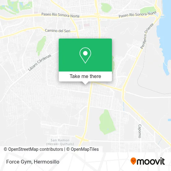 Force Gym map