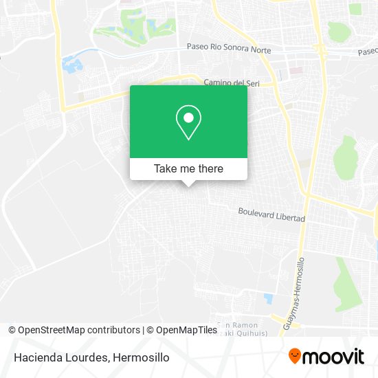 Mapa de Hacienda Lourdes