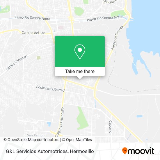 G&L Servicios Automotrices map