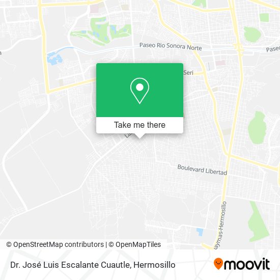 Dr. José Luis Escalante Cuautle map