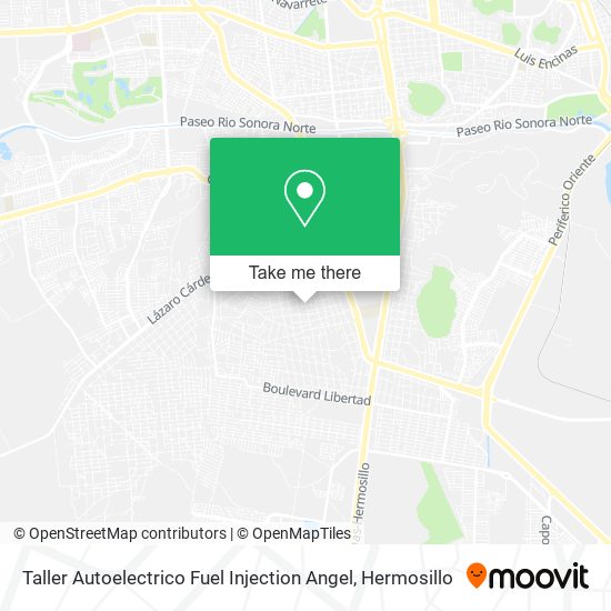 Mapa de Taller Autoelectrico Fuel Injection Angel