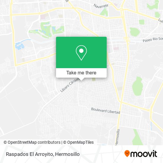 Raspados El Arroyito map