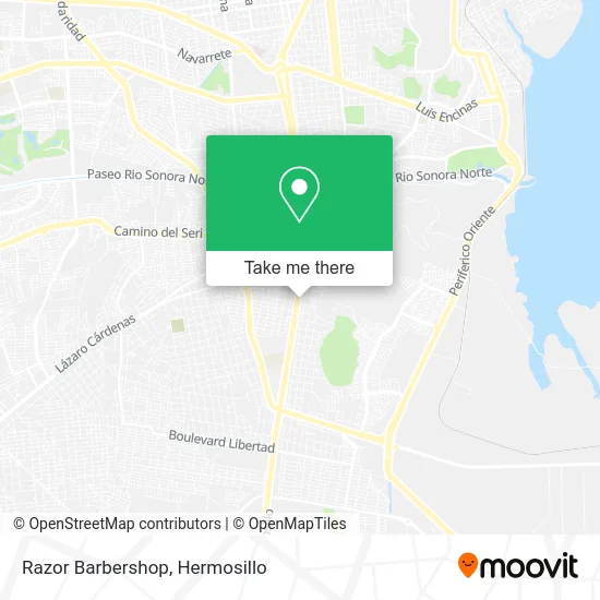 Razor Barbershop map