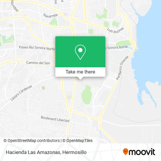 Hacienda Las Amazonas map